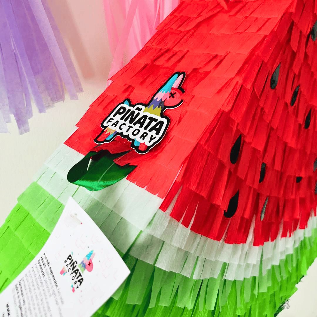 Dinnye piñata kézzel készített görögdinnye alakú születésnapi piñata