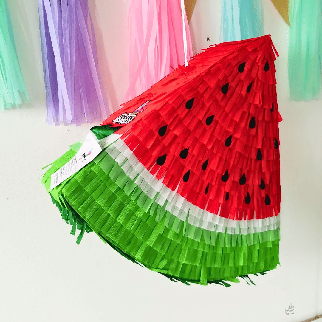 Dinnye piñata kézzel készített görögdinnye alakú születésnapi piñata