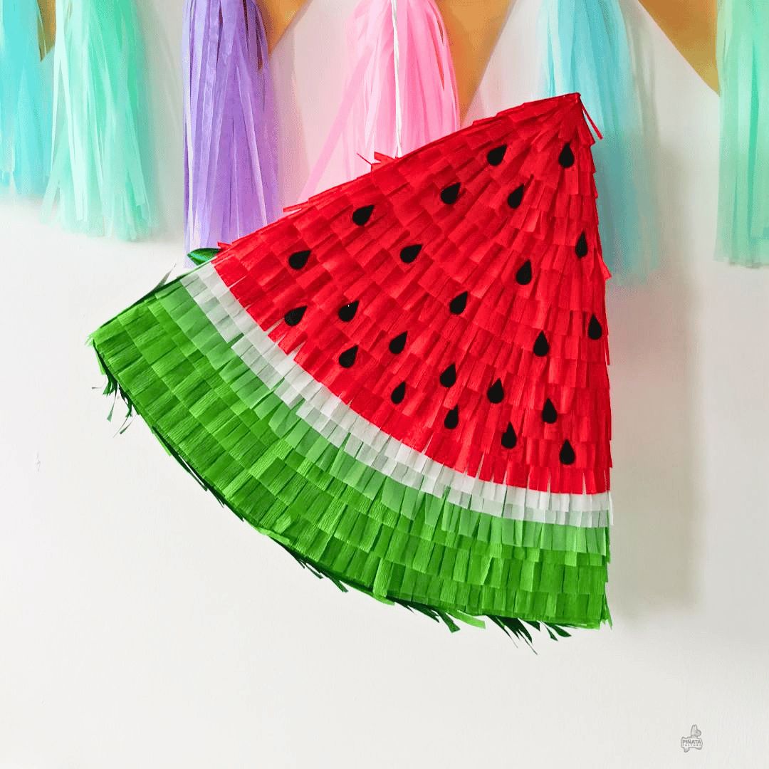 Dinnye piñata kézzel készített görögdinnye alakú születésnapi piñata
